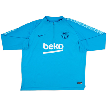 2019-20 Barcelona Nike 1/4 Zip Drill Top - 8/10 - (XXL)