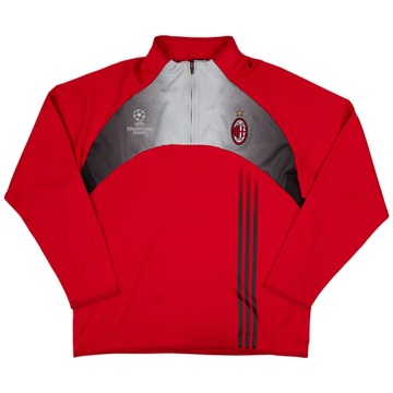 2006-07 AC Milan adidas CL 1/4 Zip Drill Top - 8/10 - (L)
