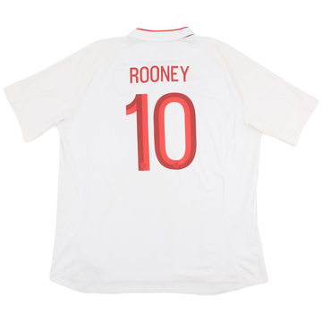 2012-13 England Home Shirt Rooney #10 - 7/10 - (3XL)