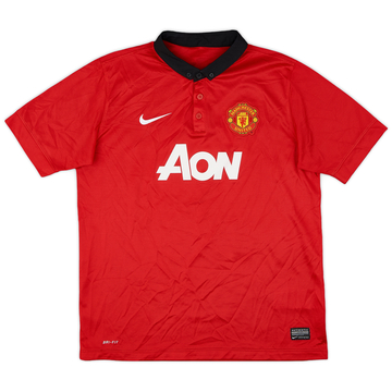 2013-14 Manchester United Home Shirt - 9/10 - (XL.Boys)