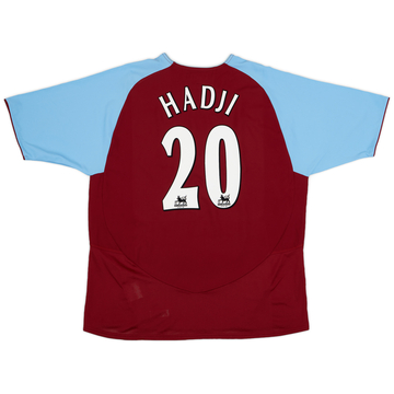 2003-04 Aston Villa Home Shirt Hadji #20 - 7/10 - (XL)