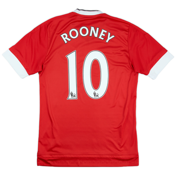 2015-16 Manchester United Home Shirt Rooney #10 - 6/10 - (S)