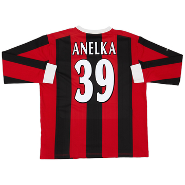 2003-04 Manchester City Away L/S Shirt Anelka #39 - 6/10 - (XL)