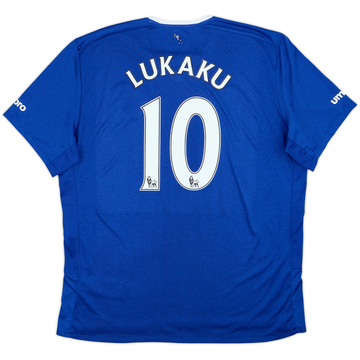 2015-16 Everton Home Shirt Lukaku #10 - 7/10 - (XXL)