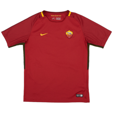 2017-18 Roma Home Shirt - 8/10 - (XL.Boys)