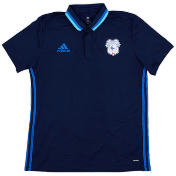 2016-17 Cardiff adidas Polo Shirt - 8/10 - (L)