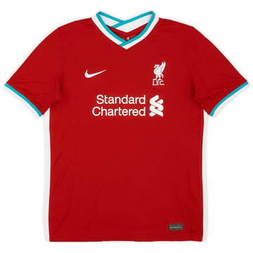 2020-21 Liverpool Home Shirt - 8/10 - (XL.Boys)