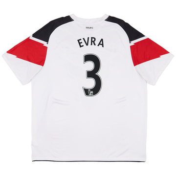 2010-12 Manchester United Away Shirt Evra #3 - 5/10 - (XL)