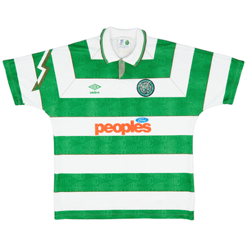 1991-92 Celtic Home Shirt - 6/10 - (L)
