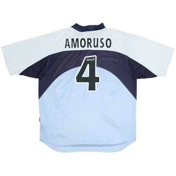 1999-00 Rangers Away Shirt Amoruso #4 - 5/10 - (XL)