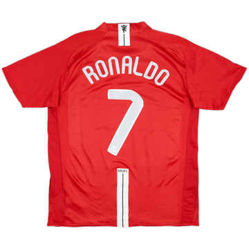 2007-09 Manchester United Home Shirt Ronaldo #7 - 6/10 - (L)