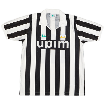 1991-92 Juventus Basic Home Shirt - 9/10 - (L)
