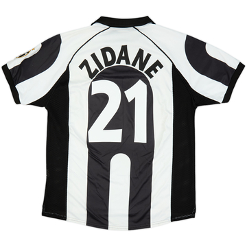 1997-98 Juventus Centenary Home Shirt Zidane #21 - 8/10 - (L)