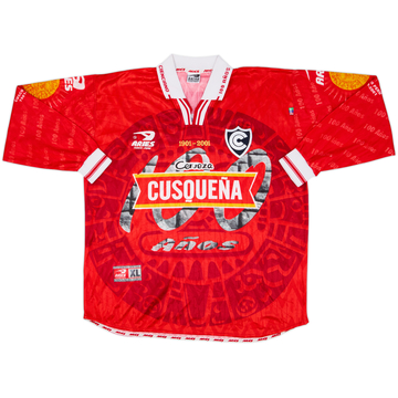 2001 Club Cienciano Centenary Home L/S Shirt #7 - 4/10 - (XL)