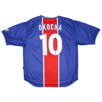 1999-00 Paris Saint-Germain Home Shirt Okocha #10 - 7/10 - (XL)