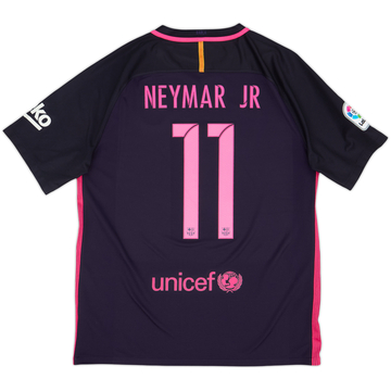 2016-17 Barcelona Away Shirt Neymar Jr #11 - 8/10 - (L)