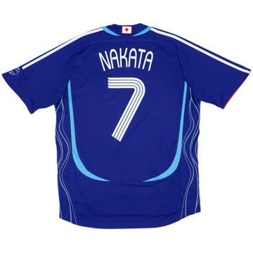 2006-08 Japan Home Shirt Nakata #7 - 9/10 - (L)