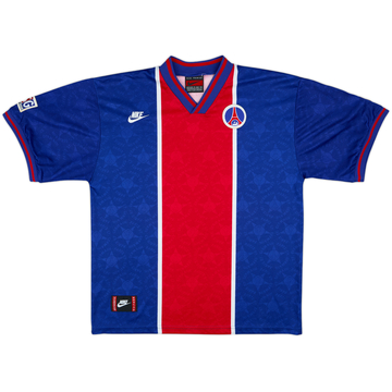 1995-96 Paris Saint-Germain Home Shirt - 8/10 - (L)