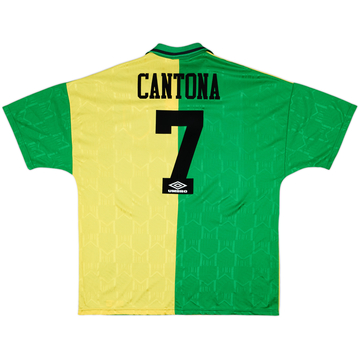 1992-94 Manchester United Third Shirt Cantona #7 - 8/10 - (XXL)