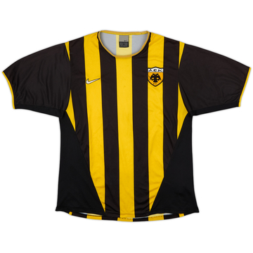 2002-04 AEK Athens Basic Home Shirt - 6/10 - (M)