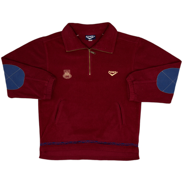 1995-97 West Ham Pony 1/4 Zip Fleece - 7/10 - (XXL)