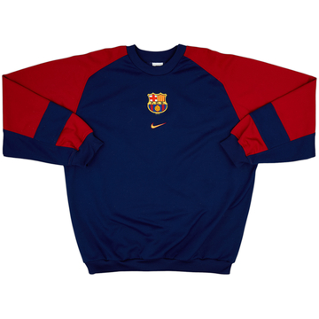 1998-00 Barcelona Nike Sweat Top - 8/10 - (L)