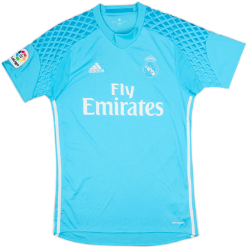 2016-17 Real Madrid GK S/S Shirt - 9/10 - (S)