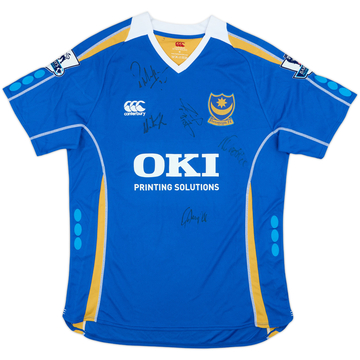 2007-08 Portsmouth Signed Home Shirt - 9/10 - (M)