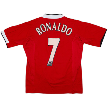 2004-06 Manchester United Home Shirt Ronaldo #7 - 8/10 - (M)