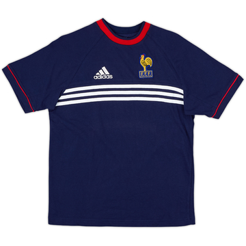 1998-99 France adidas Cotton Tee - 10/10 - (L.Boys)