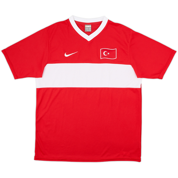 2008-10 Turkey Basic Home Shirt - 8/10 - (L)
