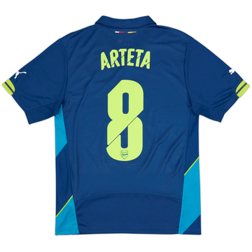 2014-15 Arsenal Third Shirt Arteta #8 - 7/10 - (S)