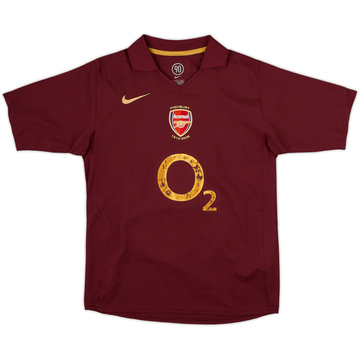 2005-06 Arsenal Home Shirt - 5/10 - (L.Boys)