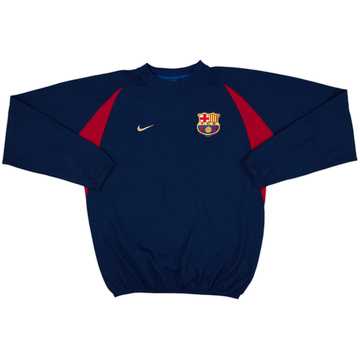 2002-03 Barcelona Nike Drill Top - 8/10 - (S)
