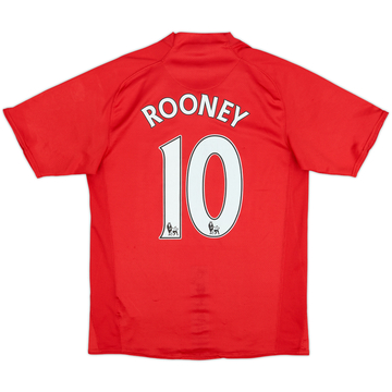 2007-09 Manchester United Home Shirt Rooney #10 - 5/10 - (S)