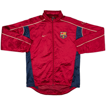 2001-02 Barcelona Nike Hooded Rain Jacket - 8/10 - (S)