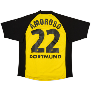 2001-02 Borussia Dortmund Home Shirt Amoroso #22 - 7/10 - (M)