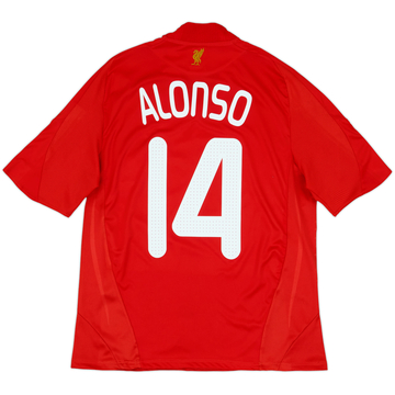 2008-10 Liverpool Home Shirt Alonso #14 - 5/10 - (M)