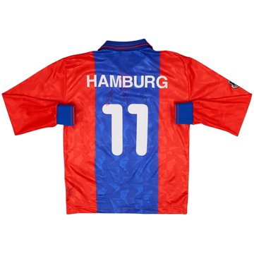 1997-98 Hamburg Signed Third L/S Shirt #11 - 7/10 - (XL.Boys)