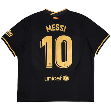 2020-21 Barcelona Away Shirt Messi #10 - 8/10 - (XXL)
