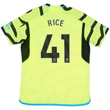 2023-24 Arsenal Away Shirt Rice #41 (L)