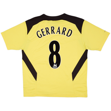 2004-06 Liverpool Away Shirt Gerrard #8 - 5/10 - (XL)