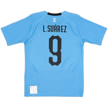 2018-19 Uruguay Home Shirt Suarez #9 (M)