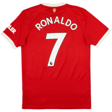 2021-22 Manchester United Home Shirt Ronaldo #7 - 7/10 - (S)