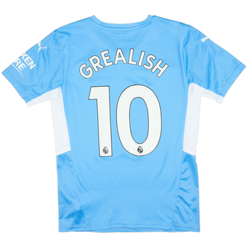 2021-22 Manchester City Home Shirt Grealish #10 - 10/10 - (S)