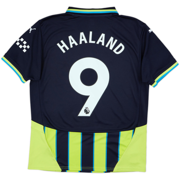 2024-25 Manchester City Away Shirt Haaland #9 - 8/10 - (M)