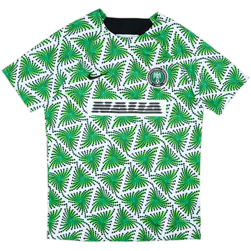2022-24 Nigeria Nike Pre-Match Training Shirt - 9/10 - (M)