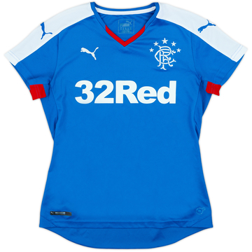 2015-16 Rangers Home Shirt - 7/10 - (Women's S)