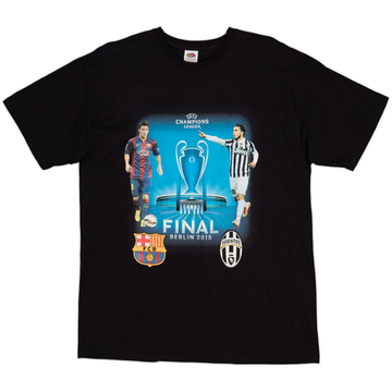 2015 Champions League Final Graphic Fan Shirt - 9/10 - (XL)