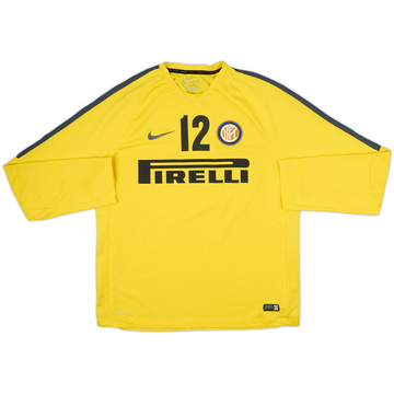 2014-15 Inter Milan Player Issue Nike Training L/S Shirt #12 - 5/10 - (XL)